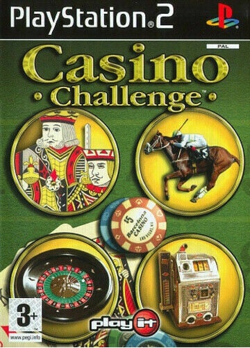 Play It Casino Challenge Refurbished PS2 Playstation 2 Game